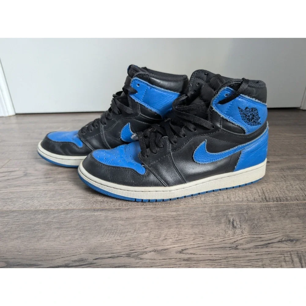 Nike Air Jordan 1 Retro High OG 'Royal' 2017 Blue Black Size 10 555088-007